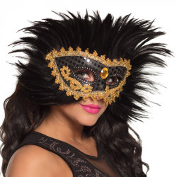 Perová maska kráľovnej